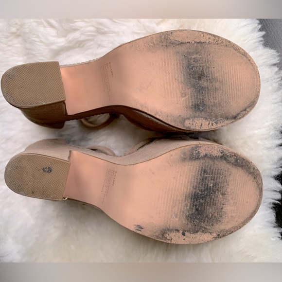 Steve Madden Gabbi Suede Chunky Platform Heels - Picture 6 of 7